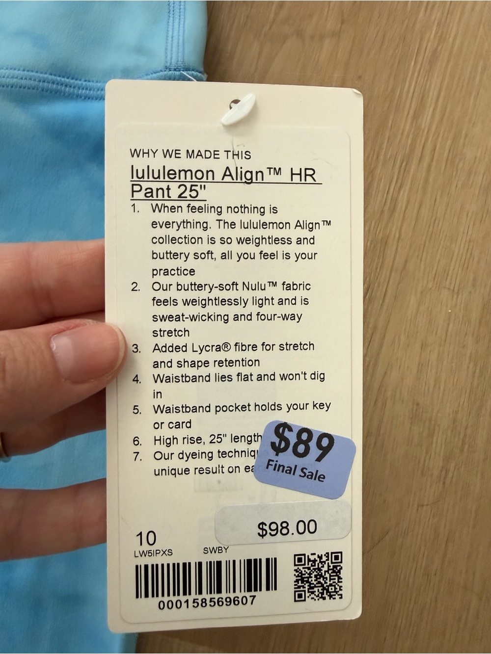 lululemon align high-rise leggings 25” - Picture 3 of 4
